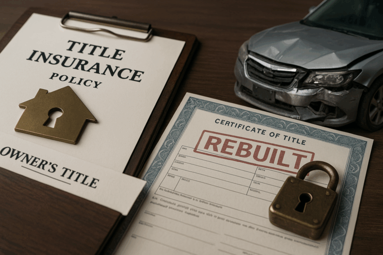 Rebuilt Title Insurance & Title Companies For Buyers