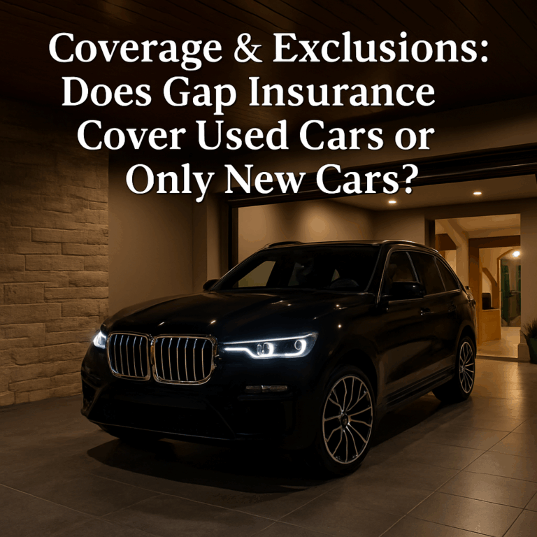 GAP Insurance on Used vs. New Cars: A Strategic Risk Analysis