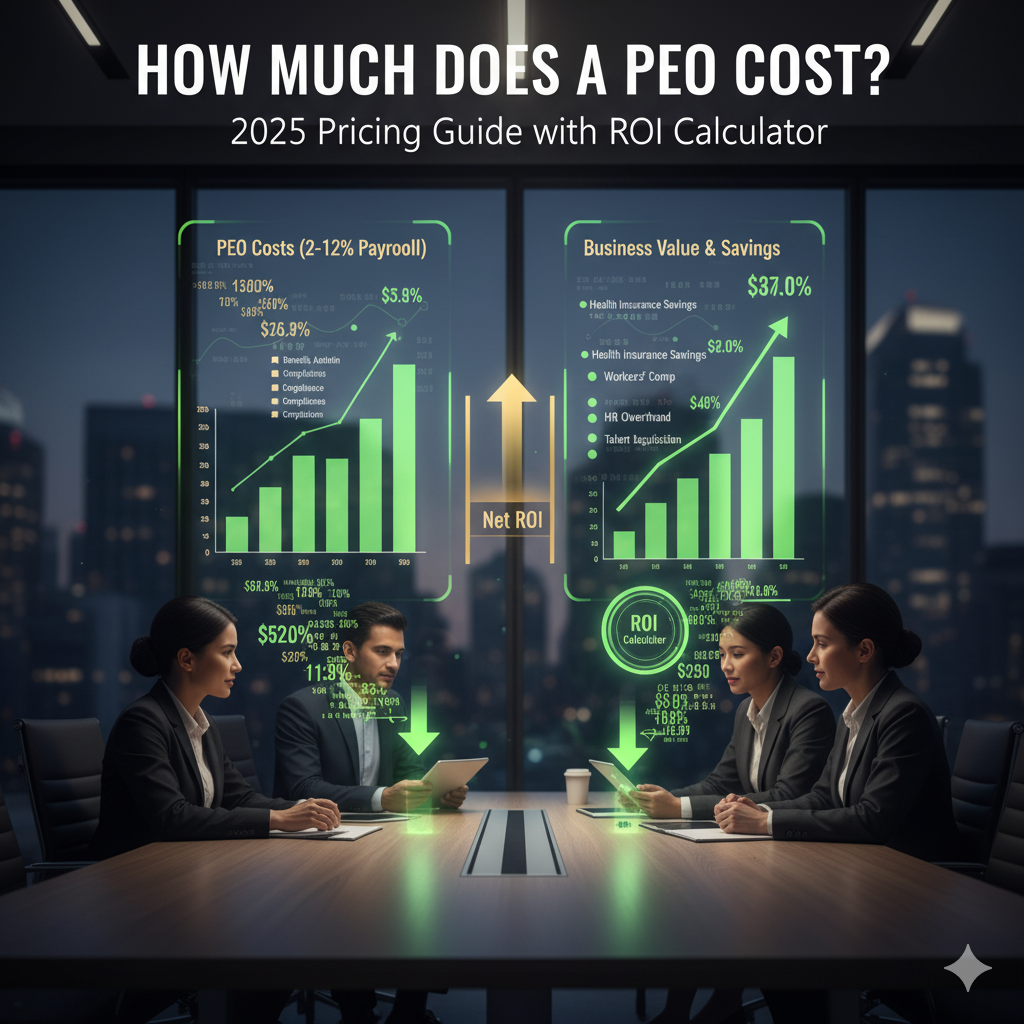 How Much Does a PEO Cost? 2025 Pricing Guide with ROI Calculator