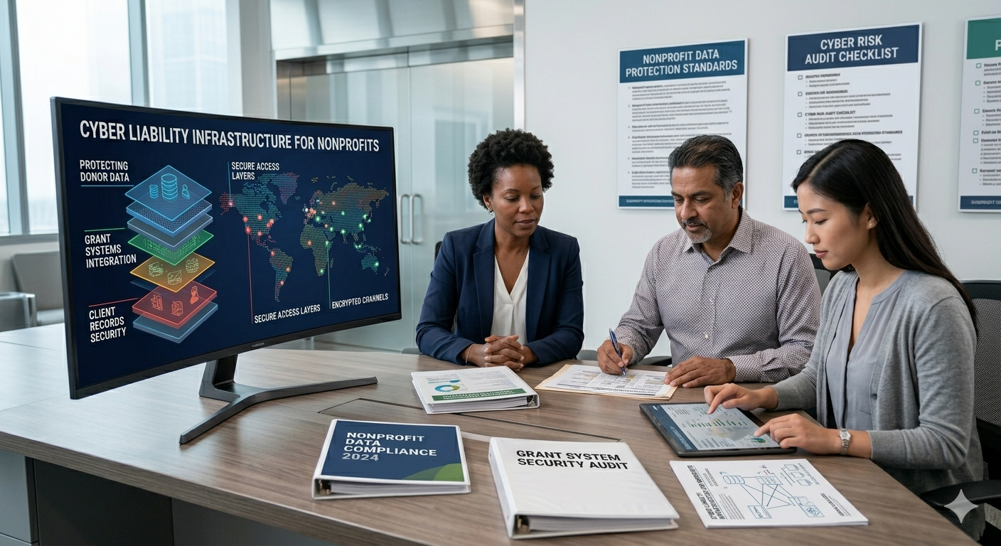 Cyber Liability Insurance for Nonprofits: Protecting Donor Data, Grant Systems, and Client Records