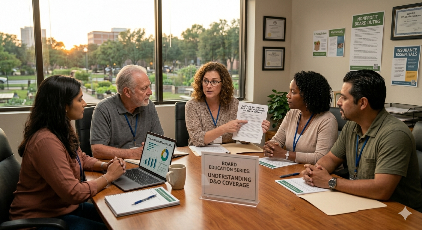 Directors and Officers Insurance for Nonprofits: What Every Board Member Needs to Know
