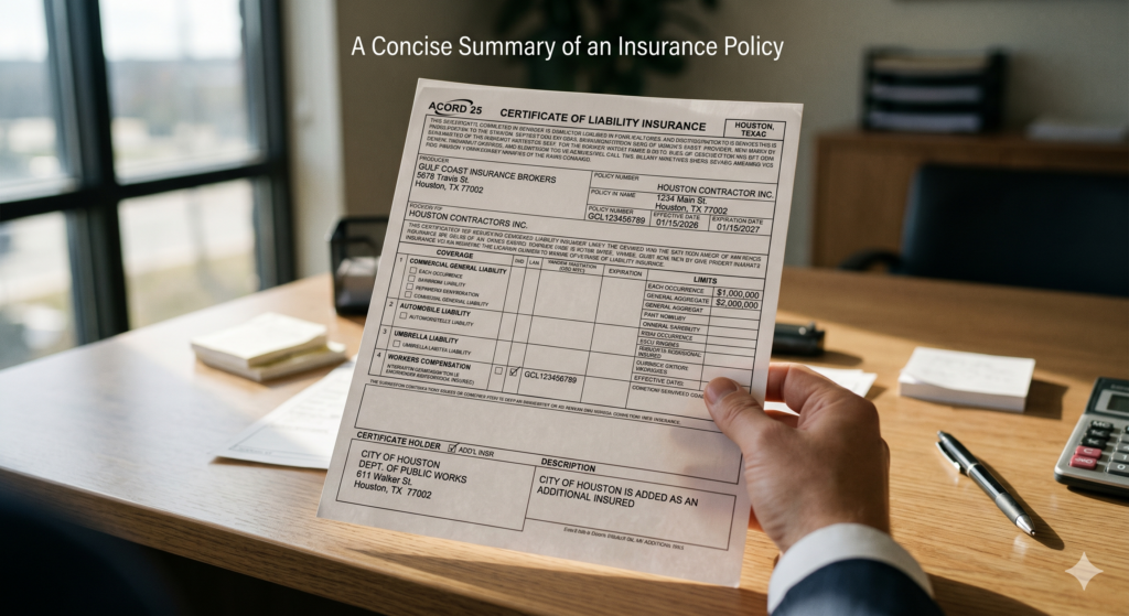 What Is a Certificate of Insurance (COI)?