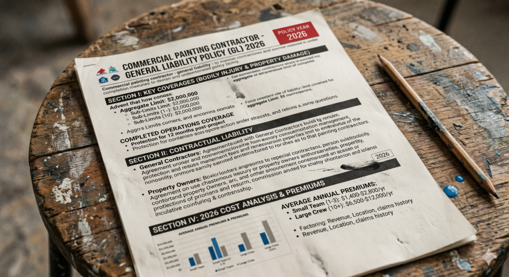 Painting Contractor General Liability Insurance: Cost and Coverage