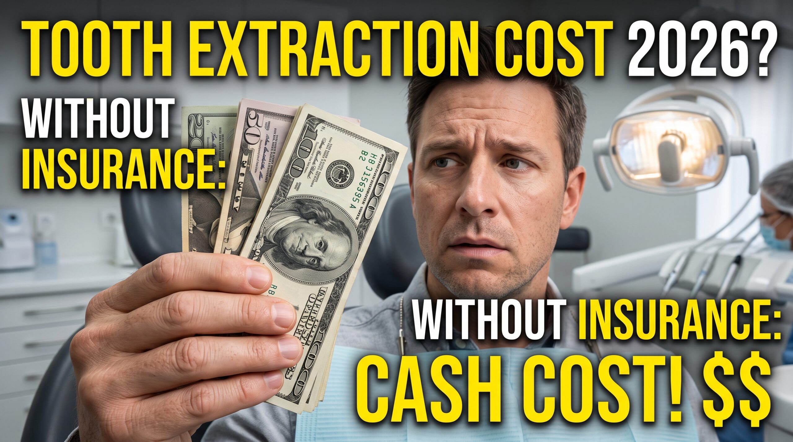 How Much Is a Tooth Extraction Without Insurance in 2026?